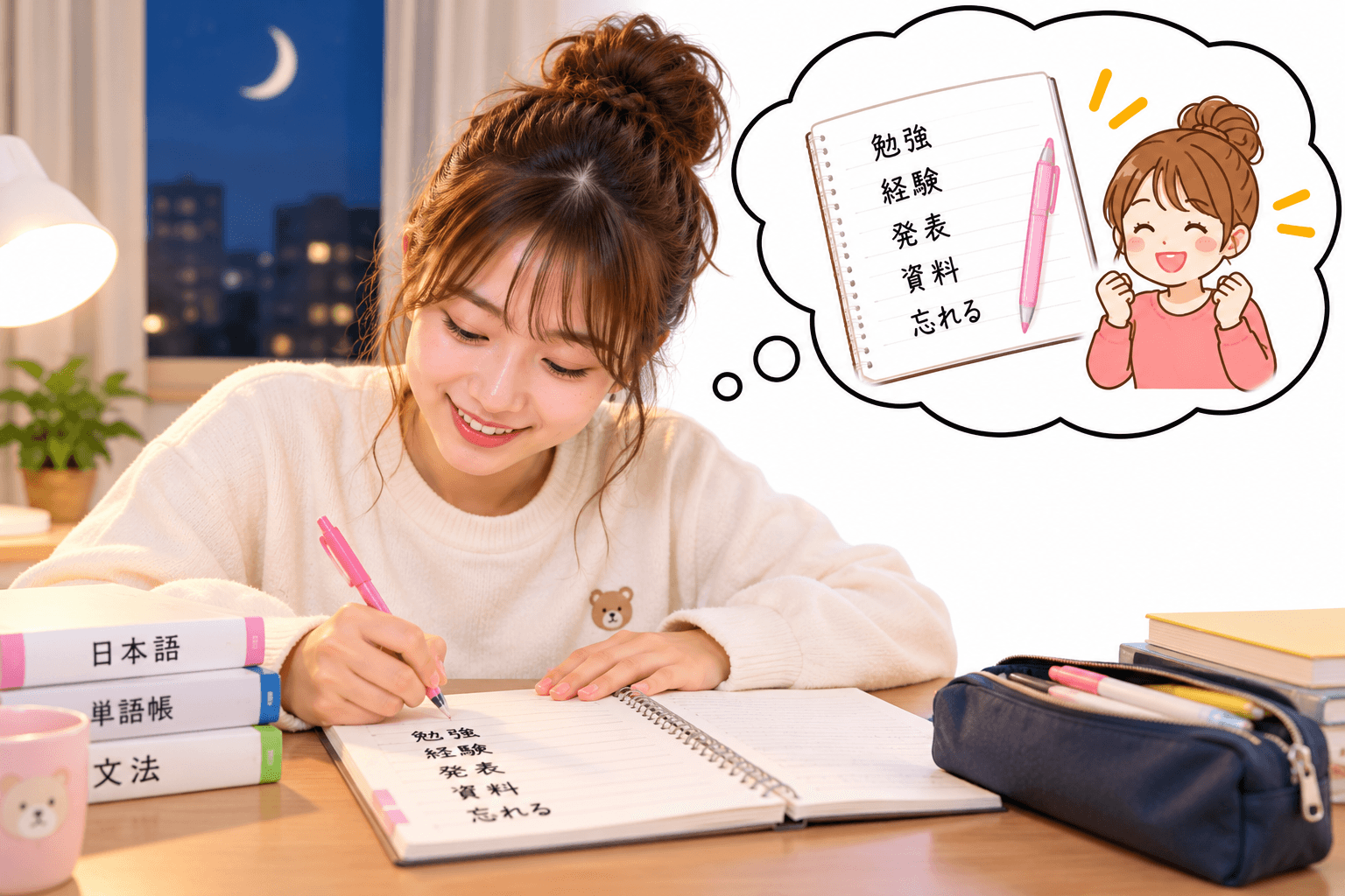 Ảnh minh họa tình huống 1 của mẫu ～ことにしている